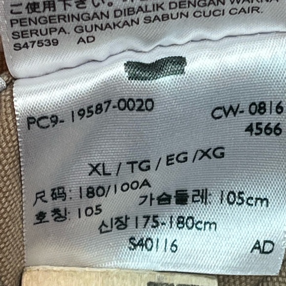 Levis  Long Sleeve Work Shirt Men's Size XL Tan Khaki Utility Shacket - Picture 12 of 12